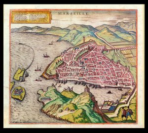 Vista de Marsella, 1574 de French School